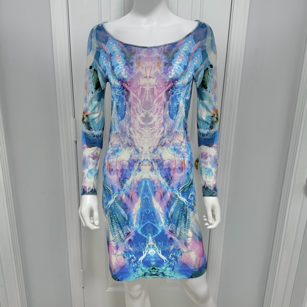 Alexander McQueen Spring Summer 2010 Plato’s Atlantis Sheath Dress- Rare Print